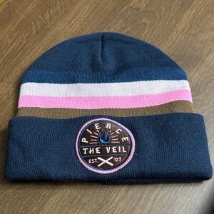 Pierce The Veil Band Striped Beanie